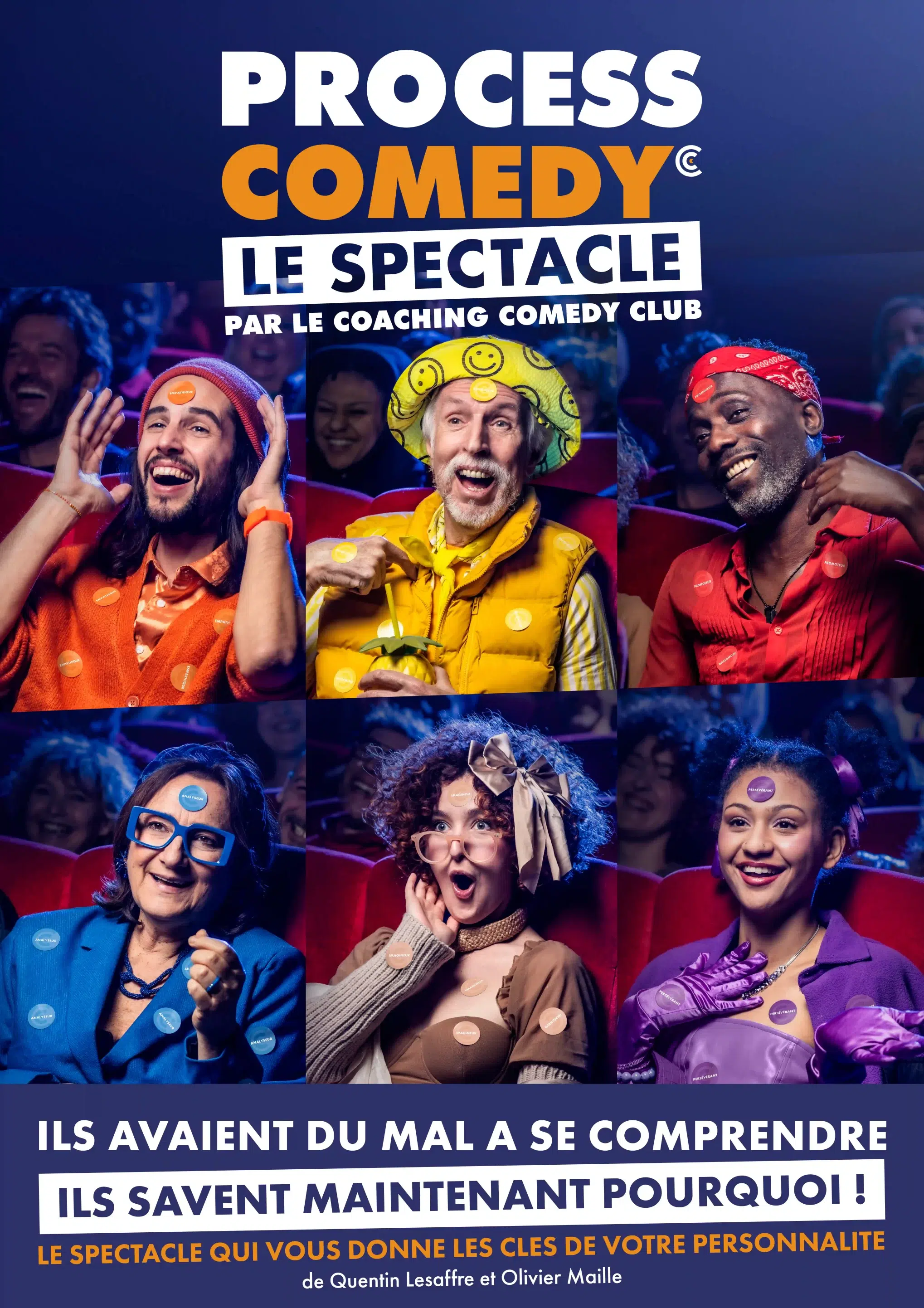 Inspirations 13 Process Comedy – le spectacle – vulgarisation du PCM sur scène